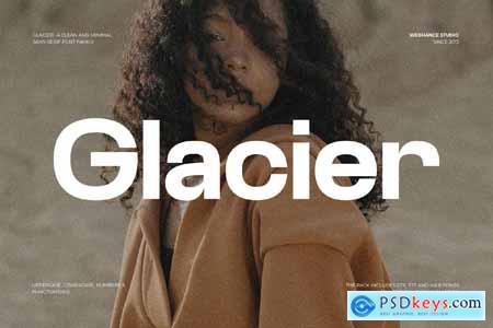 Glacier - A Clean and Minimal Font Family