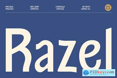 Razel  Art Nouveau Font