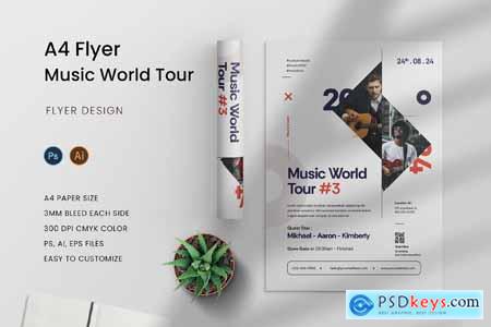 Music World Tour Flyer