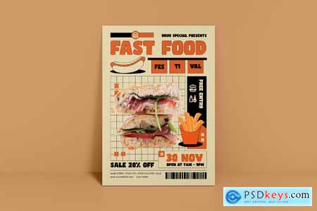 Fast Food Festival Flyer