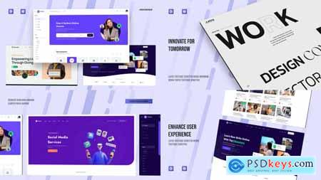 Clean Website Promo Presentation MOGRT 55011237