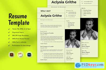 Motion Creative Resume & CV Template