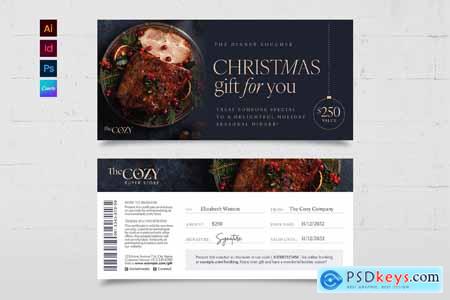 Christmas Gift Certificate Template