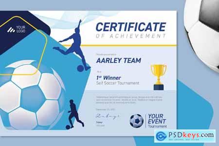 Soccer Certificate