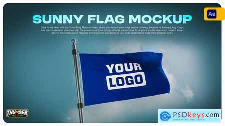 Sunny Flag Mockup 54918919