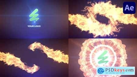 Fire Twist Logo Reveal for After Effects 54946820