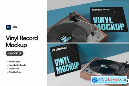 Vinyl Record Mockup