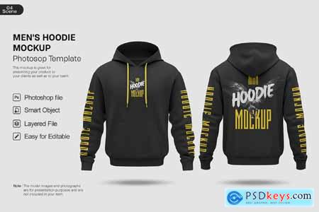 Man Hoodie Mockup