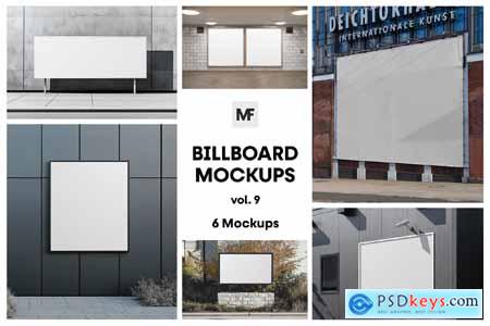 Commercial Billboard Mockups vol.9