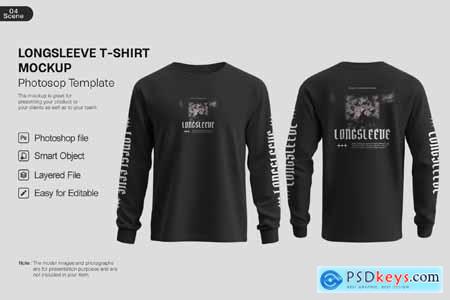 Long Sleeve Tshirt Mockup