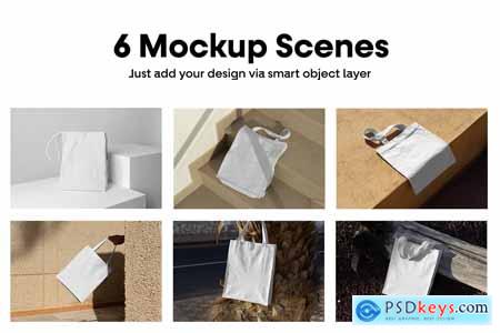 Canvas Bag Mockups vol.6 - Shopping Bags