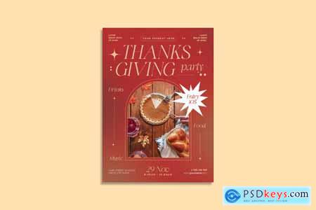 Thanksgiving Party Flyer