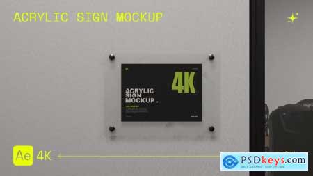 Acrylic Sign Mockup 54825566