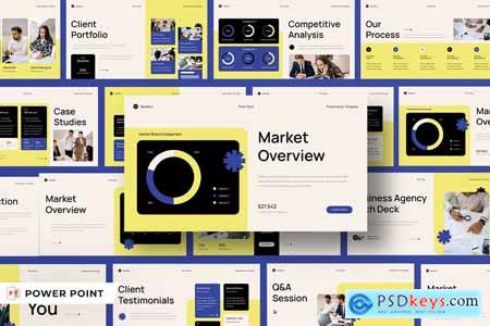 Yellow Blue Modern Business Agency Pitch Deck 004