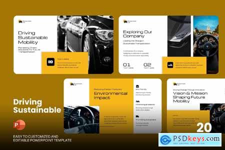 Driving Sustainable - Powerpoint Template