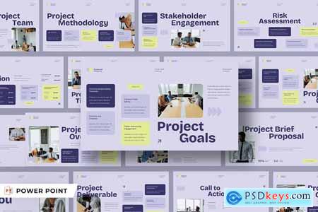 Purple Yellow Modern Project Brief Proposal 004