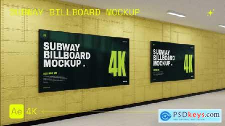 Subway Billboard Mockup 54991189