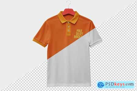 Hanger Polo Shirt Mockup