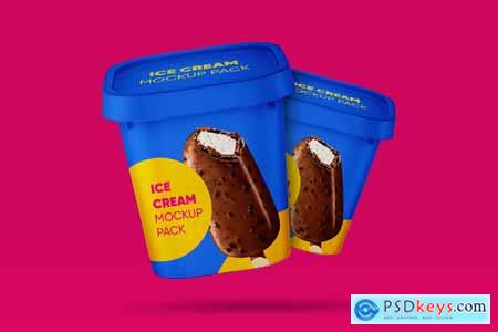 Ice Cream Container Mockups