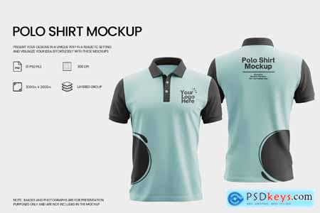 Polo Shirt Mockup 5PYWRCU