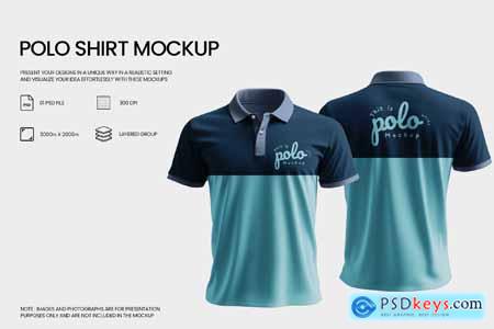 Polo Shirt Mockup 8NHFRXY