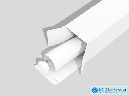 Cream Tube Mockup