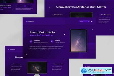 Nebuluxe Galaxy Powerpoint Template