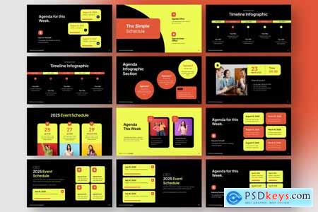 Event Schedule Agenda PowerPoint