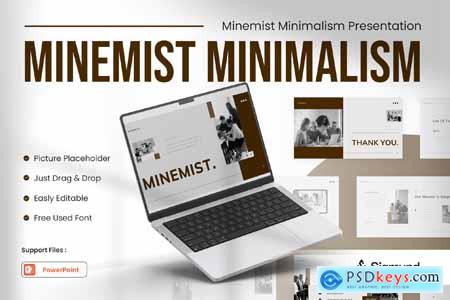 Minemist Minimalism Powerpoint Template