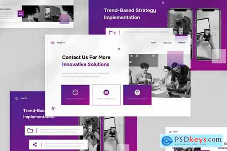 Fuxity Social Media Trends Powerpoint Template