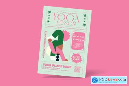 Yoga Lesson Flyer