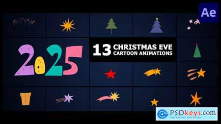 Christmas Eve Cartoon Animations After Effects 55076809