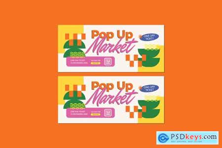 Popup Fashion Market Ticket