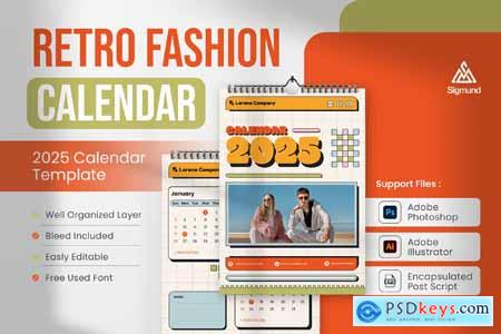 Retro Fashion Calendar