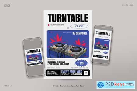 Turntable Class Flyer