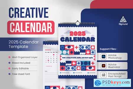 Creative Geometric Calendar