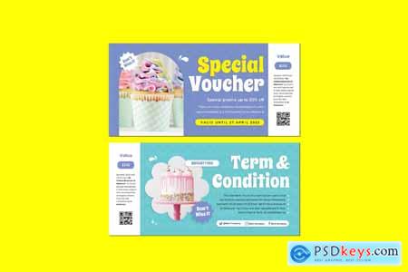 Special Cake Voucher Design