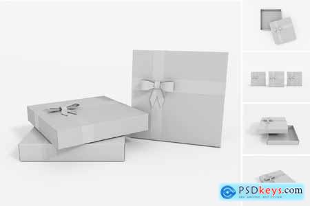 Luxury Gift Box Mockup