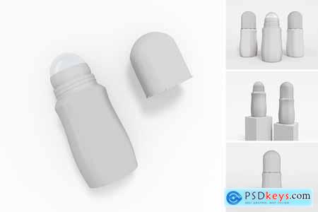 Roll On Deodorant Bottle Mockup