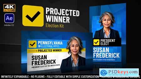 Projected Winner Election Kit 55152078