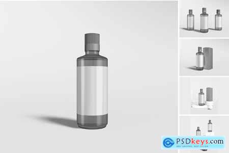 Syrup Medicine Bottle Mockup