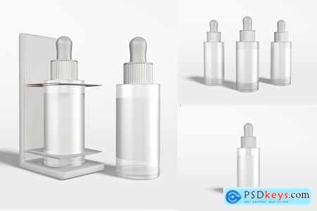 Glass Drop Bottle Mockup