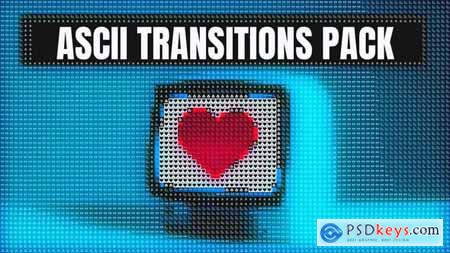 ASCII Transitions Pack After Effects 55094401