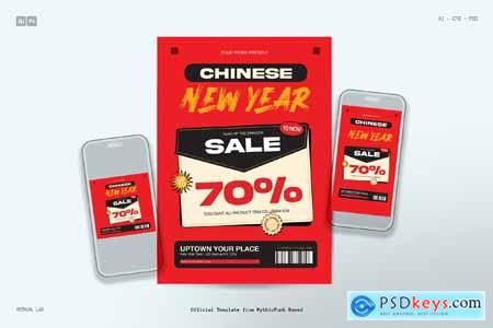 Chinese New Year Sale Flyer