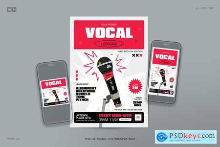 Vocal Lessons Flyer