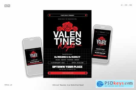 Valentine Night Flyer