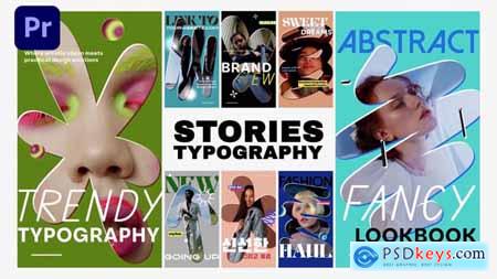 Stories Typography for Premiere Pro 55077936