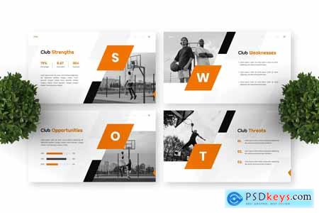 Dunk - Basketball Powerpoint Templates