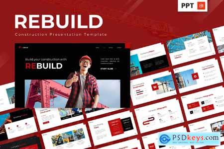 Rebuild - Construction Powerpoint Templates