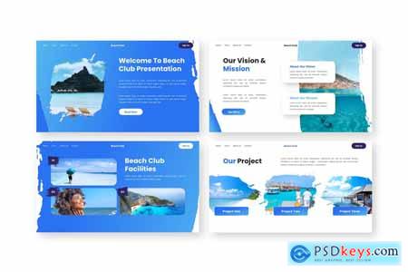 Beach Club - Travel Powerpoint Templates